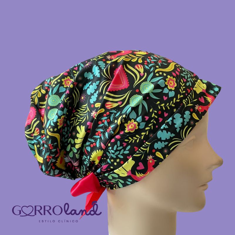 FLORES CORAZON FONDO NEGRO