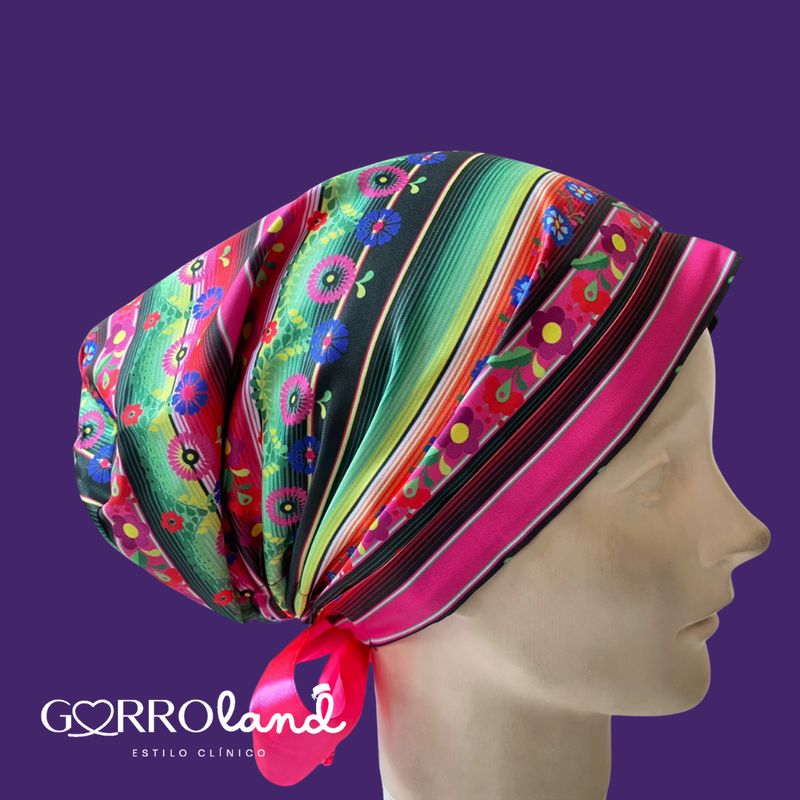 MEXICANO LINEAS CON FLORES