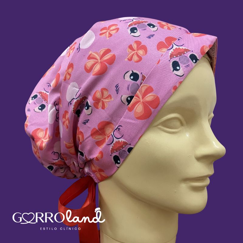 NOVIA DE STITCH FLORES