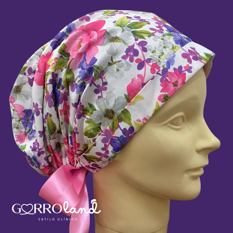 FLORES ROSAS Y MORADAS