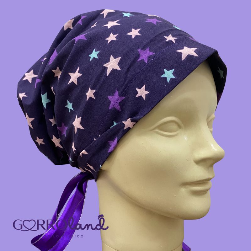 ESTRELLAS FONDO MORADO