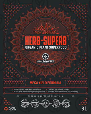 High Powered Organics HERB-SUPERB Mega Yield