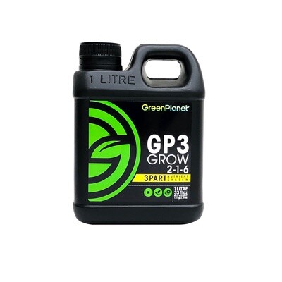 Green Planet GP3 nutrient, Volume: GP3 Grow 1 Litre