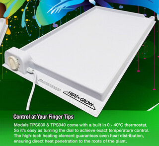 Heat Pad with Thermostat, Size: Rectangle L 670 x 400mm