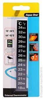 Aqua One Stick-on Thermometer
