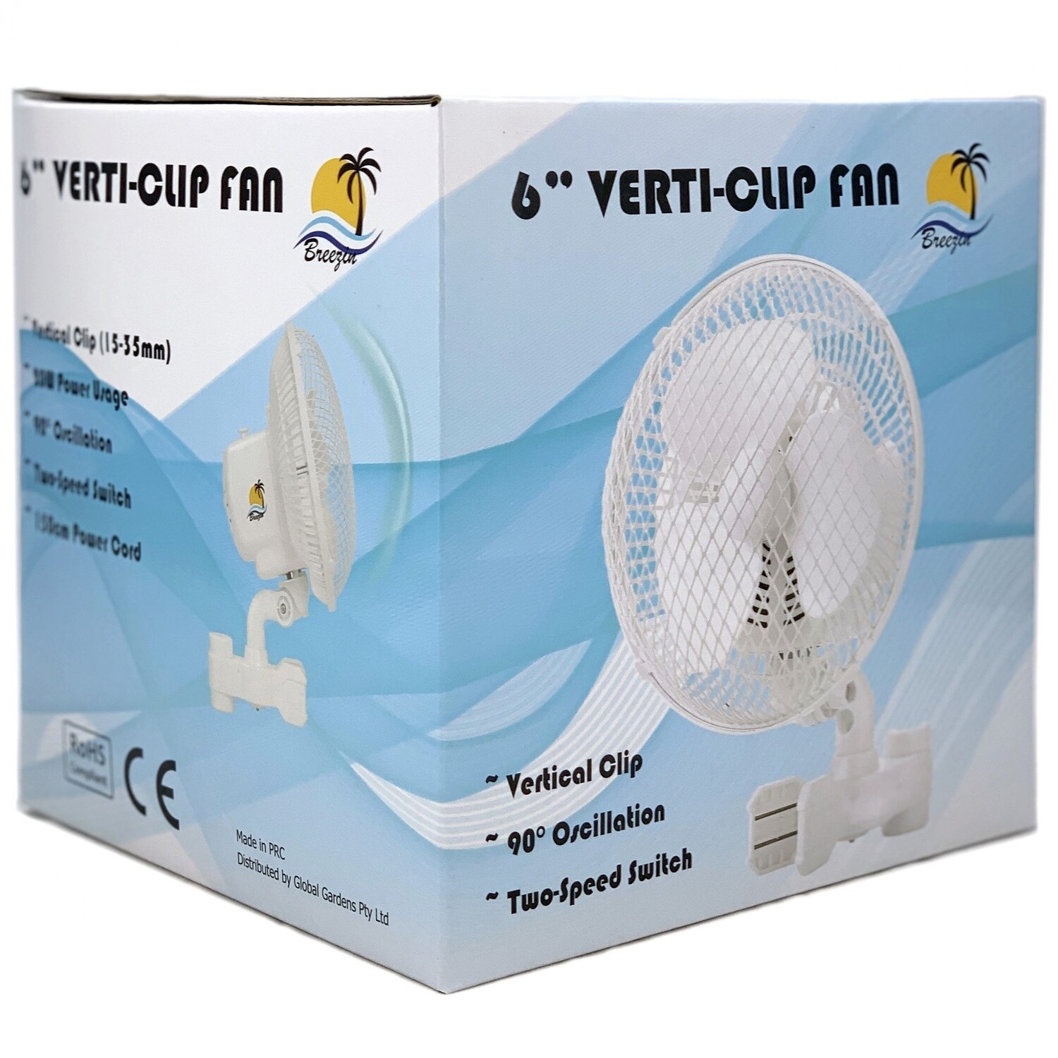 Breezin 6&quot; Verti-Clip Fan