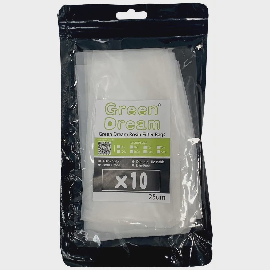 Green Dream Rosin Filter Bag