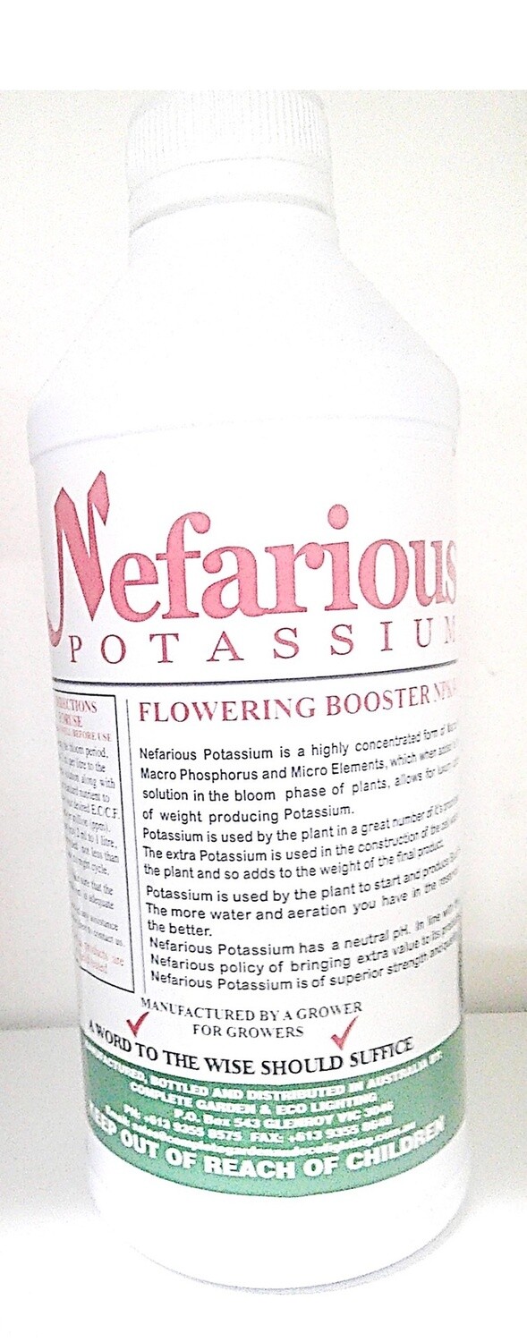 Nefarious Potassium Flowering Additive