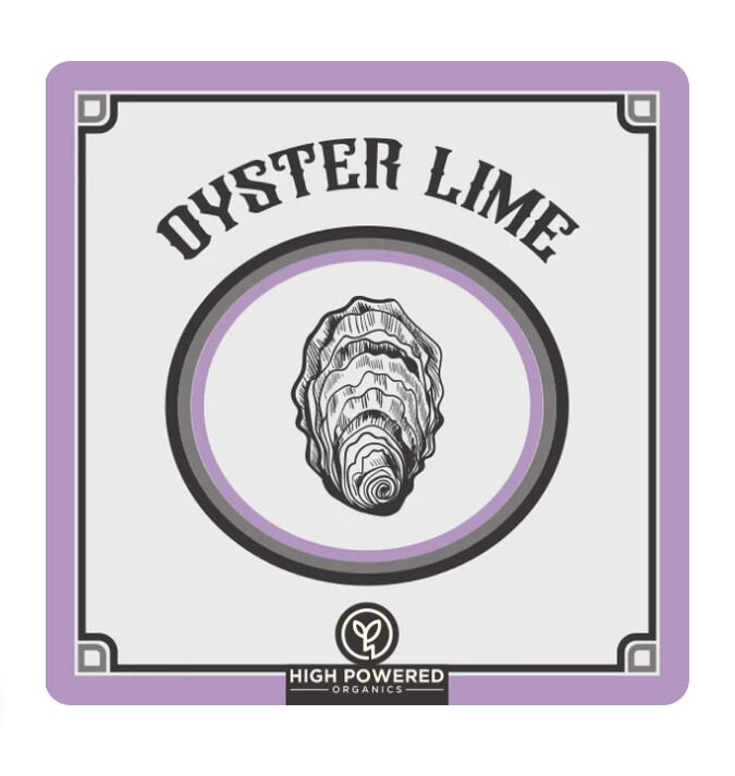 Oyster Lime 1kg, Size: High Powered Organics Oyster Lime 1kg