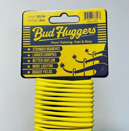 BudHuggers Yellow LST Garden Wire Tie, Size: 50ft/15m