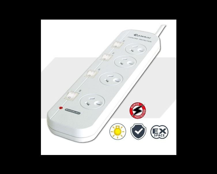 Power Boards, Type: 4 Outlet Powerboard