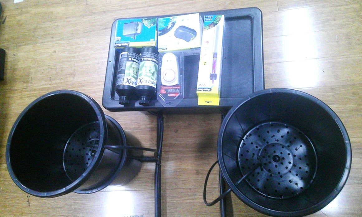 10L Black Magic Hydroponic Systems, Size: 2 Pot System