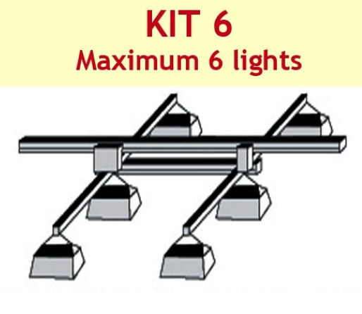 Jupiter 2 Light movers, Item: Kit6 -2x 1.5m Rail + 2x Crossbars +1.5m Push Rod