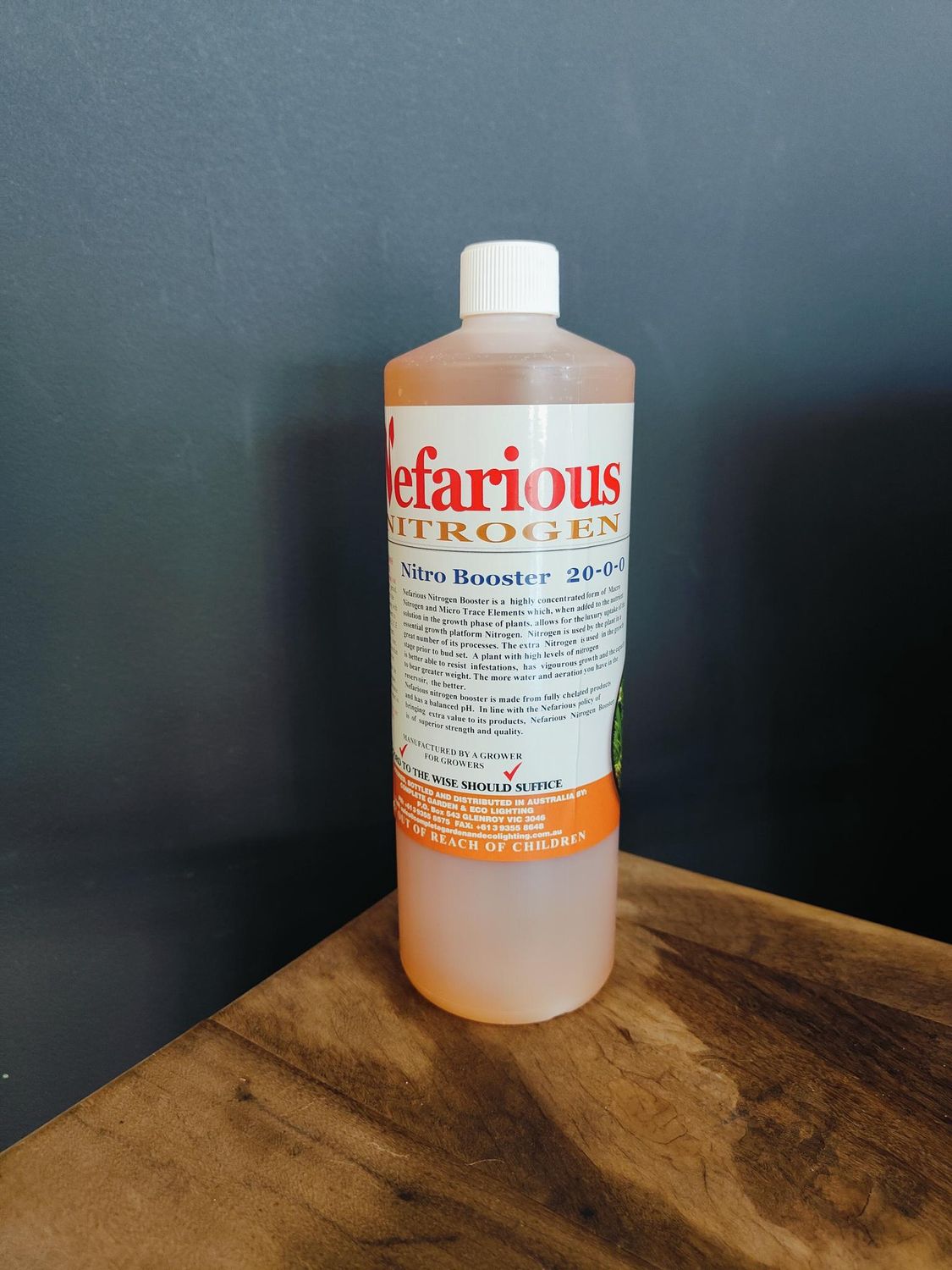 Nefarious Nitro Booster, Size: Nefarious Nitro Booster 1L