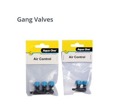 Aqua One airline Gang valves