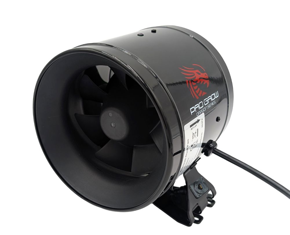 Dragon Series Inline Fan with Collar, Size: Dragon Series Inline Fan 150mm