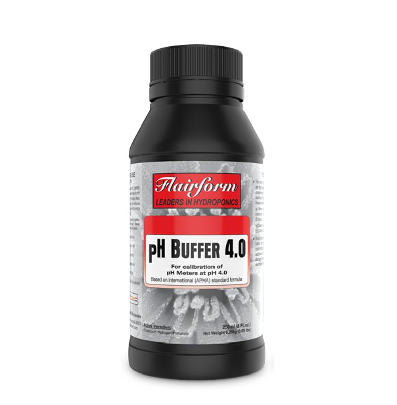 Flairform calibration, cleaning and storage solutions, Volume: 250ml pH4 Calibration Solution