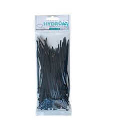 Nylon Cable Ties, Item: 5mm x 160mm Black Cable Tie (Bag of 100)