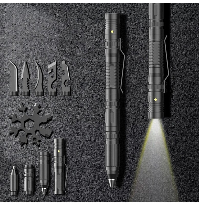 Tactical Utility Pen with LED flashlight