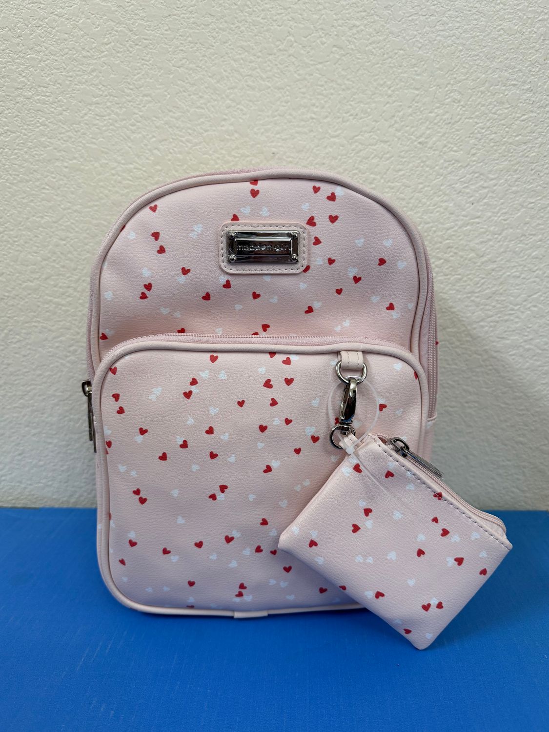 Madden Girl Mini Backpack Hearts
