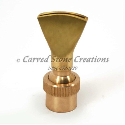3/4" Adjustable Brass Fan Nozzle