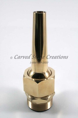 2″ Adjustable Brass Nozzle