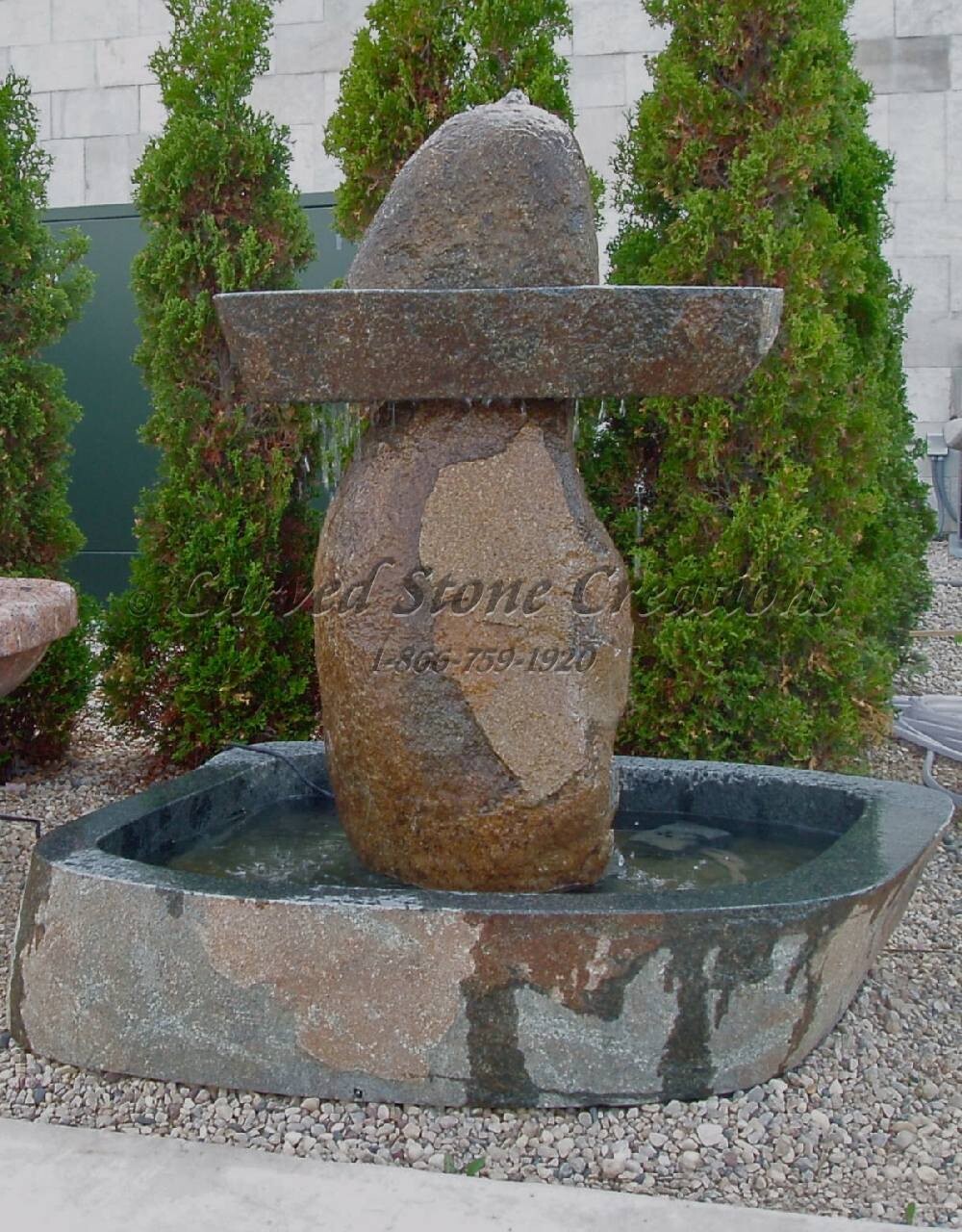 1-Tier Sombrero Boulder Fountain