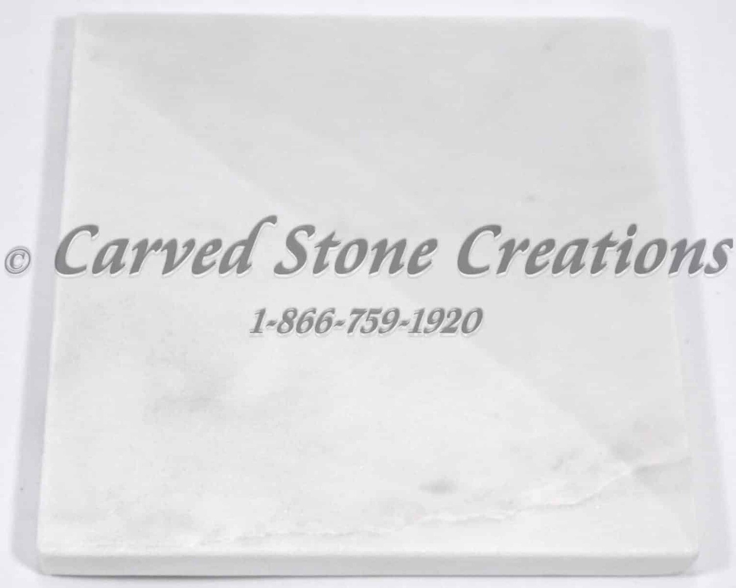 Cumulus White Marble Sample
