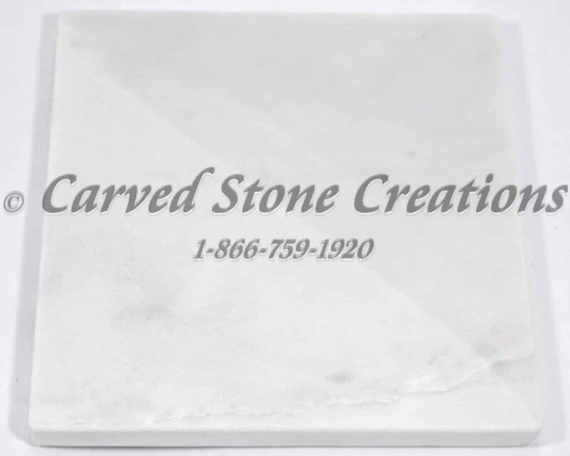 Cumulus White Marble Sample
