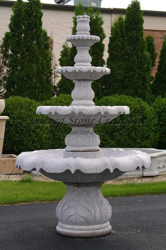 4-Tier Acanthus Leaf Fountain
