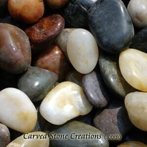 Polished Pebbles, Natural Mix 5LB
