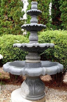 4-Tier Acanthus Leaf Fountain