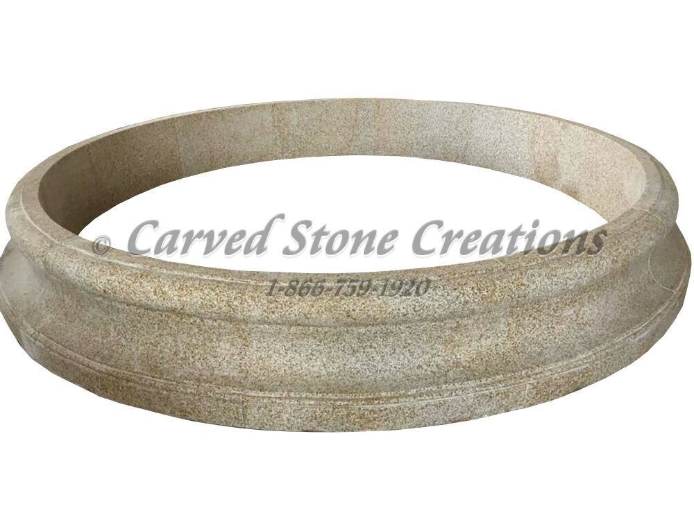 12' Round H18 Flared Contour Surround Wild Rose
