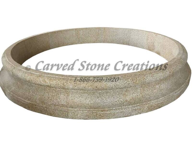 12' Round H18 Flared Contour Surround Wild Rose
