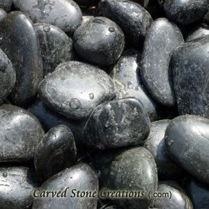 Polished Pebbles, Black 5LB