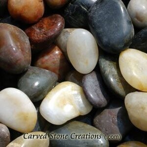 Polished Pebbles, Natural Mixed 44LB