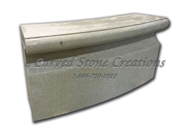 14' x 18; Round Surround with Seat Cap, Light Charcoal Grey gran
