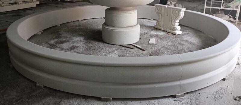 16Ft Diameter x 18" Tall Tuscan Pool Surround
