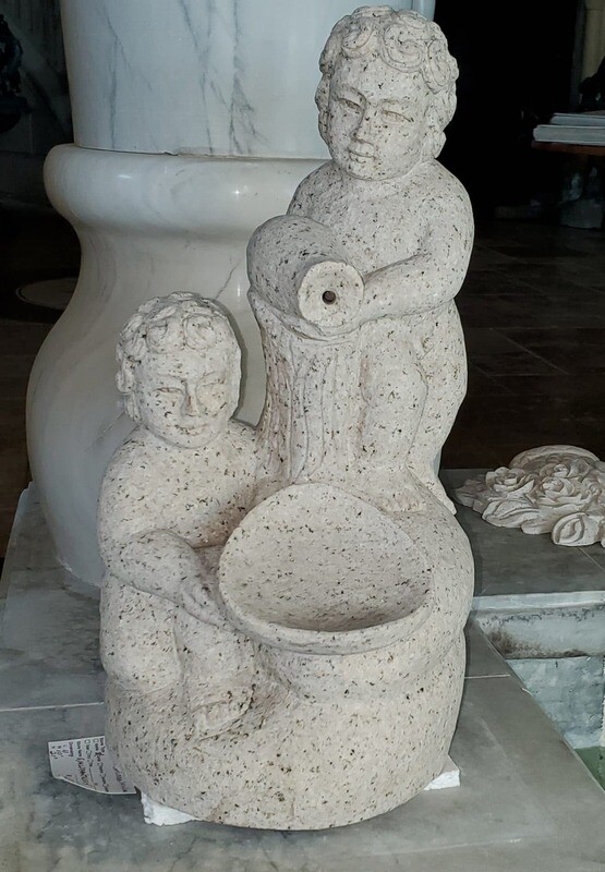Boys with Jug Finial, H21"
