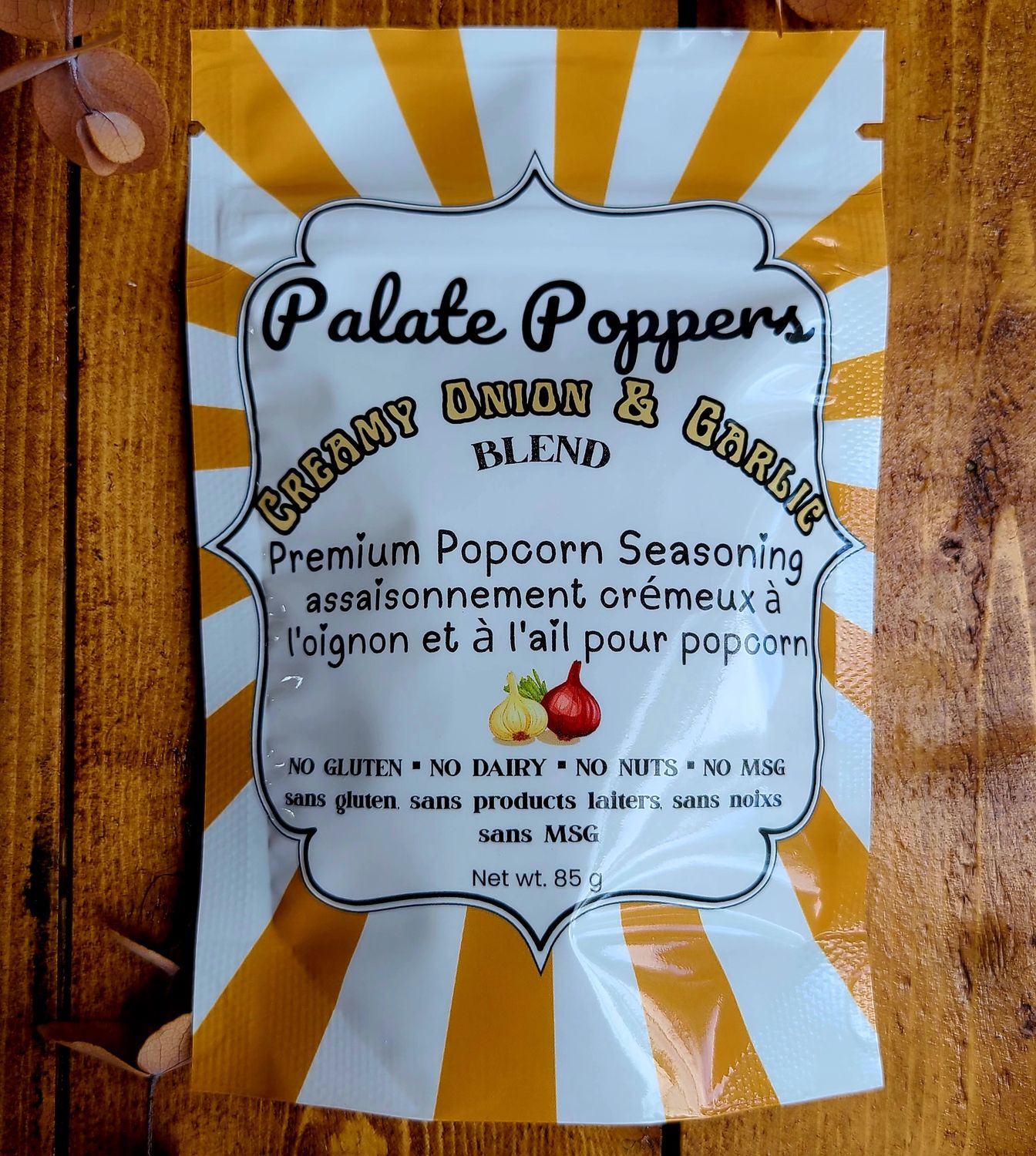 Creamy Onion &amp; Garlic Popcorn Seasoning