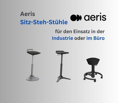 Sitz-Steh-Stuhl INDUSTRIE / BÜRO