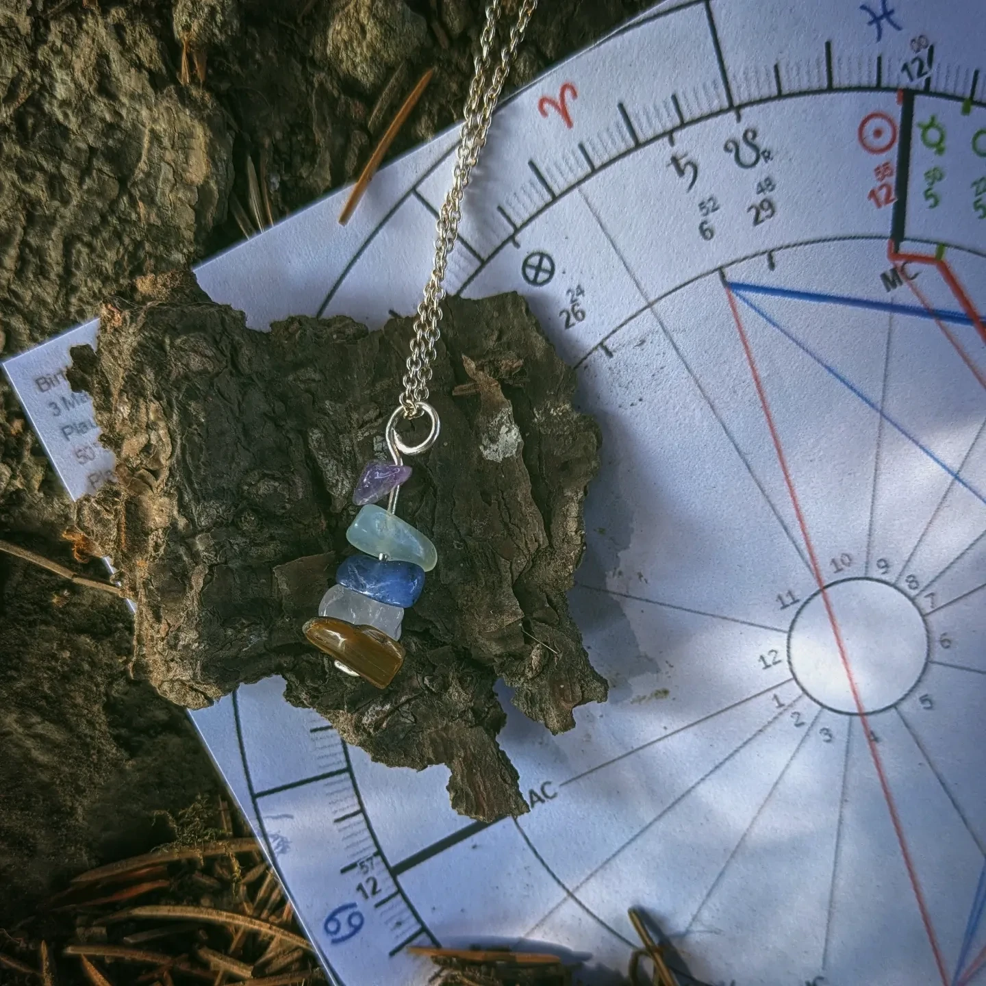 Astro-Chart-Kette und Horoskop-Reading