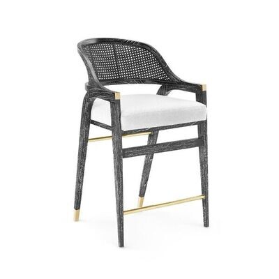 Cane Back Counter Stool