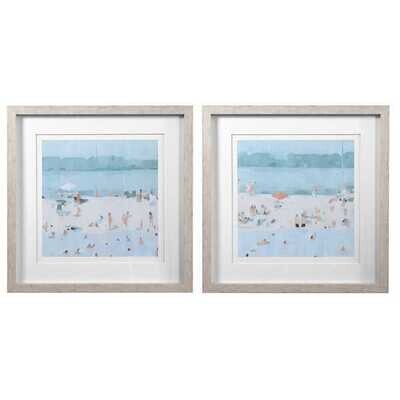 Set of 2 At the Beach Framed Prints