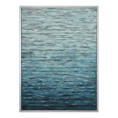 Contemporary Ocean Hand Painted Art