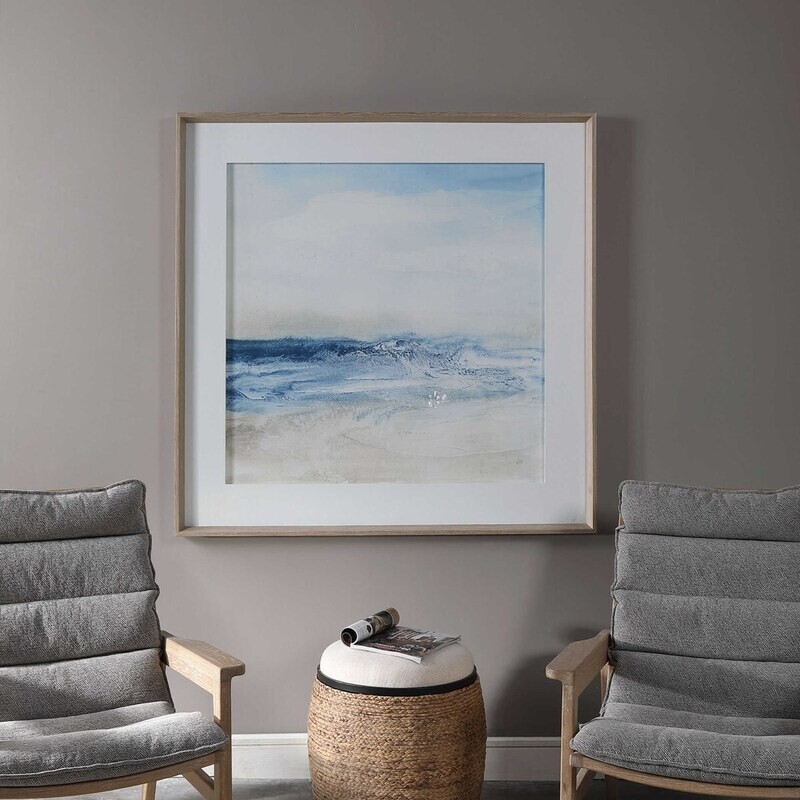Sand & Surf 51 x 51 Framed Art