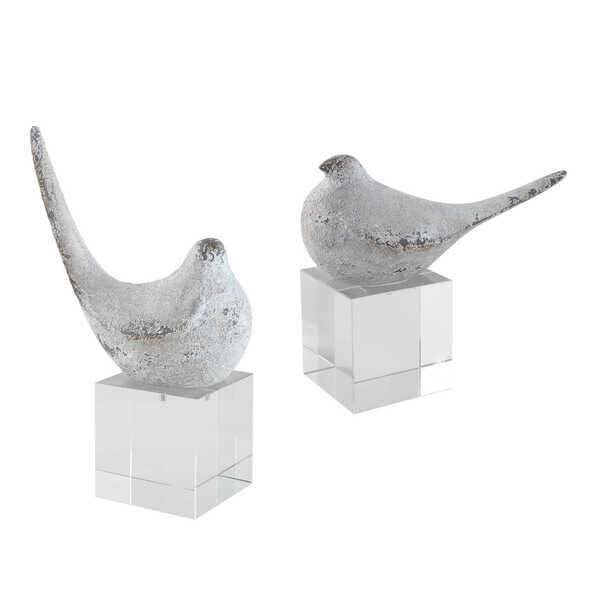 S/2 Sculptured Birds