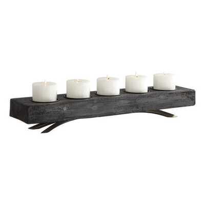 33 In Long Distressed 5 Candleholder