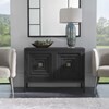 2 Door Ebony Cabinet