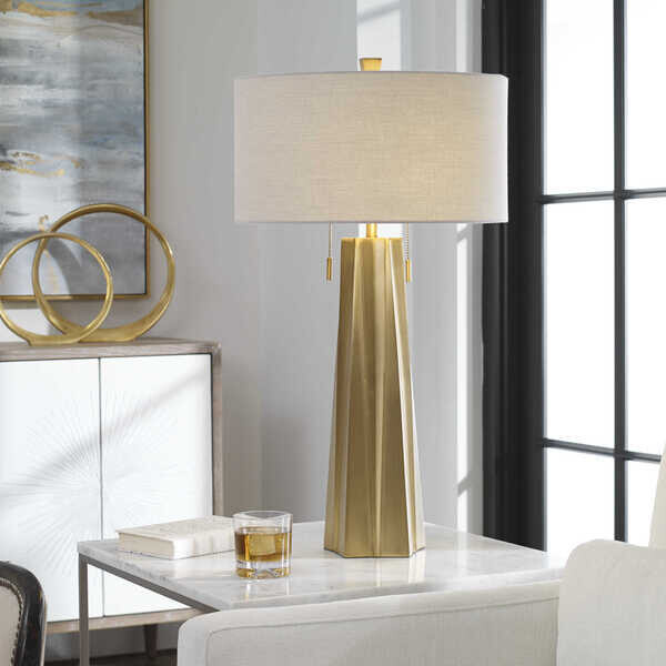 Gold Table Lamp